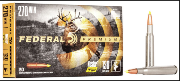 Federal 270 130gr Nosler Bal Tip