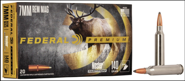 Federal 7x57 140gr Nosler Part