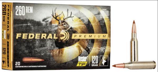 Federal 260 120gr Nosler Balistic