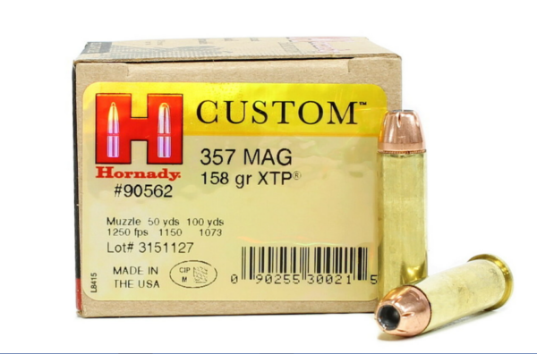 Hornady Ammo 357 Mag 158gr Xtp