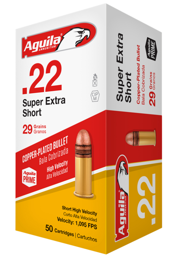 Aguila Amm .22 Short 29gr Hv Sp (50)