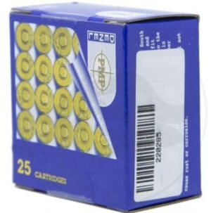 Pmp amm 9mm short fmj 95gr(25)