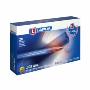 Lapua amm 308 win 200gr subsonic fmjbt (20)