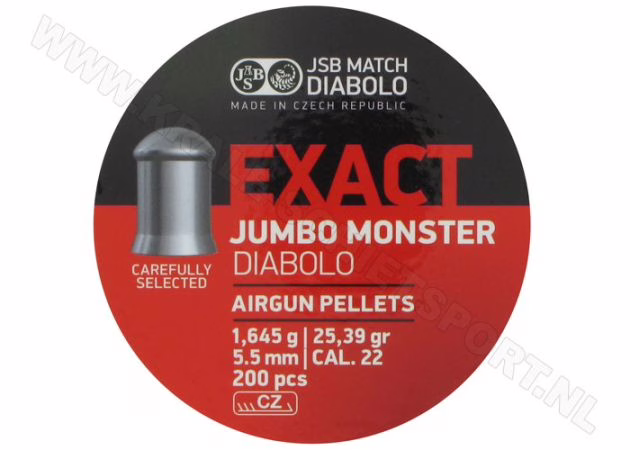Jsb pellet 5.52mm 25 39gr rdsn