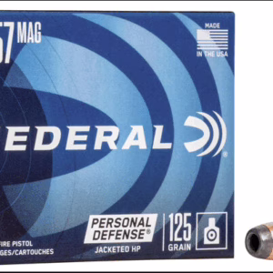 Federal amm 357 sig 125gr jhp pers def(50)