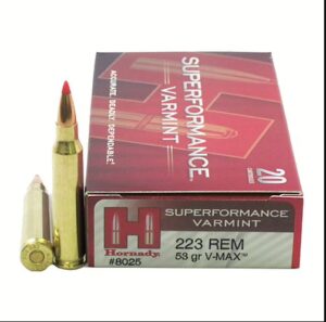 Hornady amm 223 rem 53gr v-max spf (20)