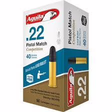 Aguila amm .22lr 40gr pistol match (50)