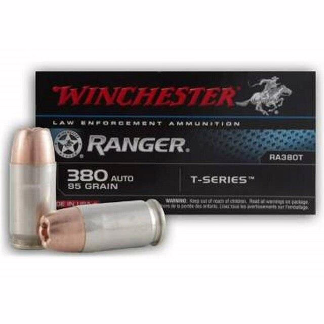 Win amm 380 auto 95gr jhp ranger-t