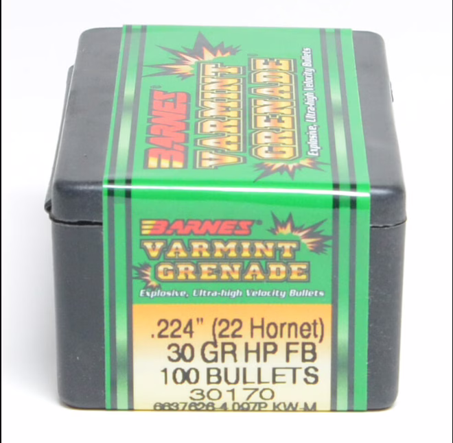 Barnes bul 22 hornet 30gr hp fb (100)