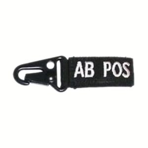 Comdor key chain blood type ab pos