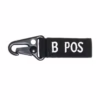 Comdor key chain blood type b pos
