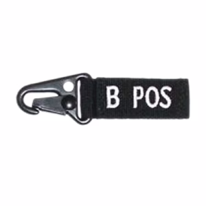 Comdor key chain blood type b pos