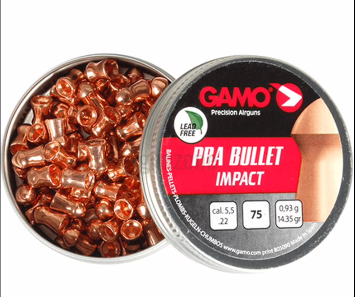 Gamo pellets 5.5mm pba bullet (75)
