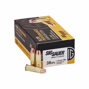 Sig sauer amm 38spl 125gr elite v-crown jhp (20)