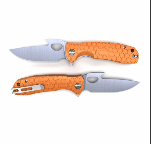 Honey badger knife opener small orange