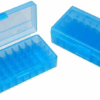 Mtm ammo box (50) ft 38/357 blue