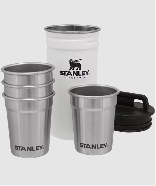 Stanley adv s/s shot glass set polar