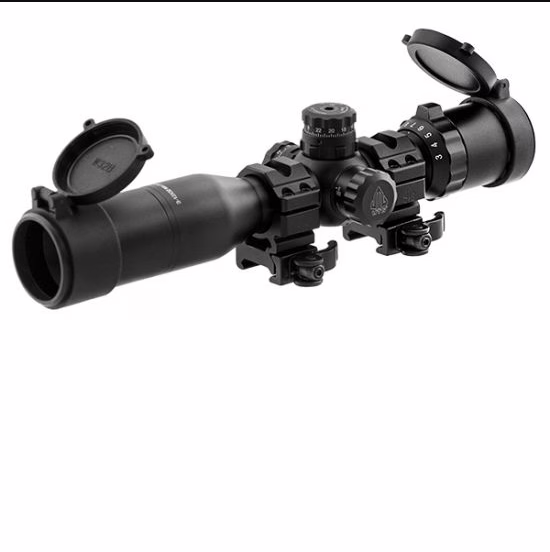 Utg scope bugbuster 3-12x32 side ao mil dot qd ring