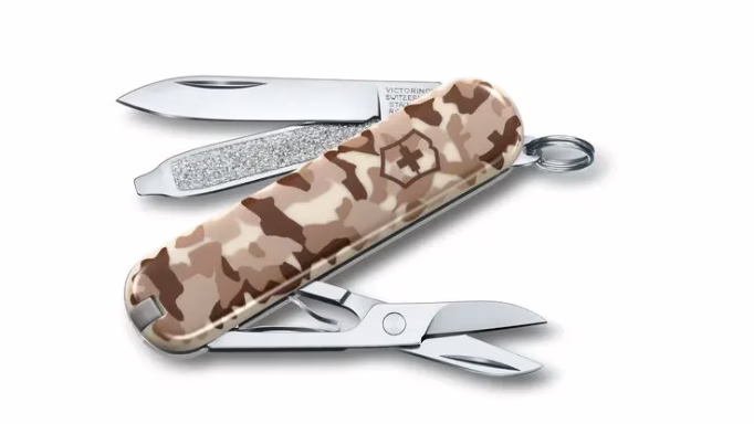 Vict pkt knf classic desert camo blast