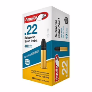Aguila Amm 22lr 40gr Subsonic (50)