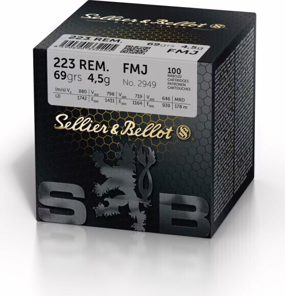 S&b Amm 223 Rem 69gr FMJ Bulk Pack (100)