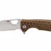 Honey Badger Knife Clip Point L/r Small Tan