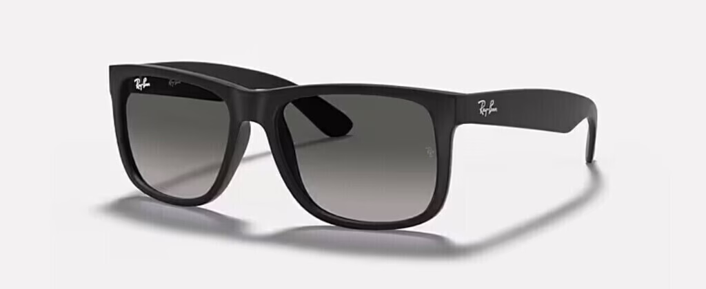 Ray-ban Sunglasses Justin Rubber Blk